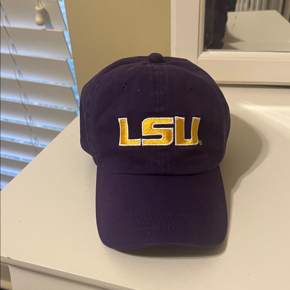 Purple LSU Baseball Cap